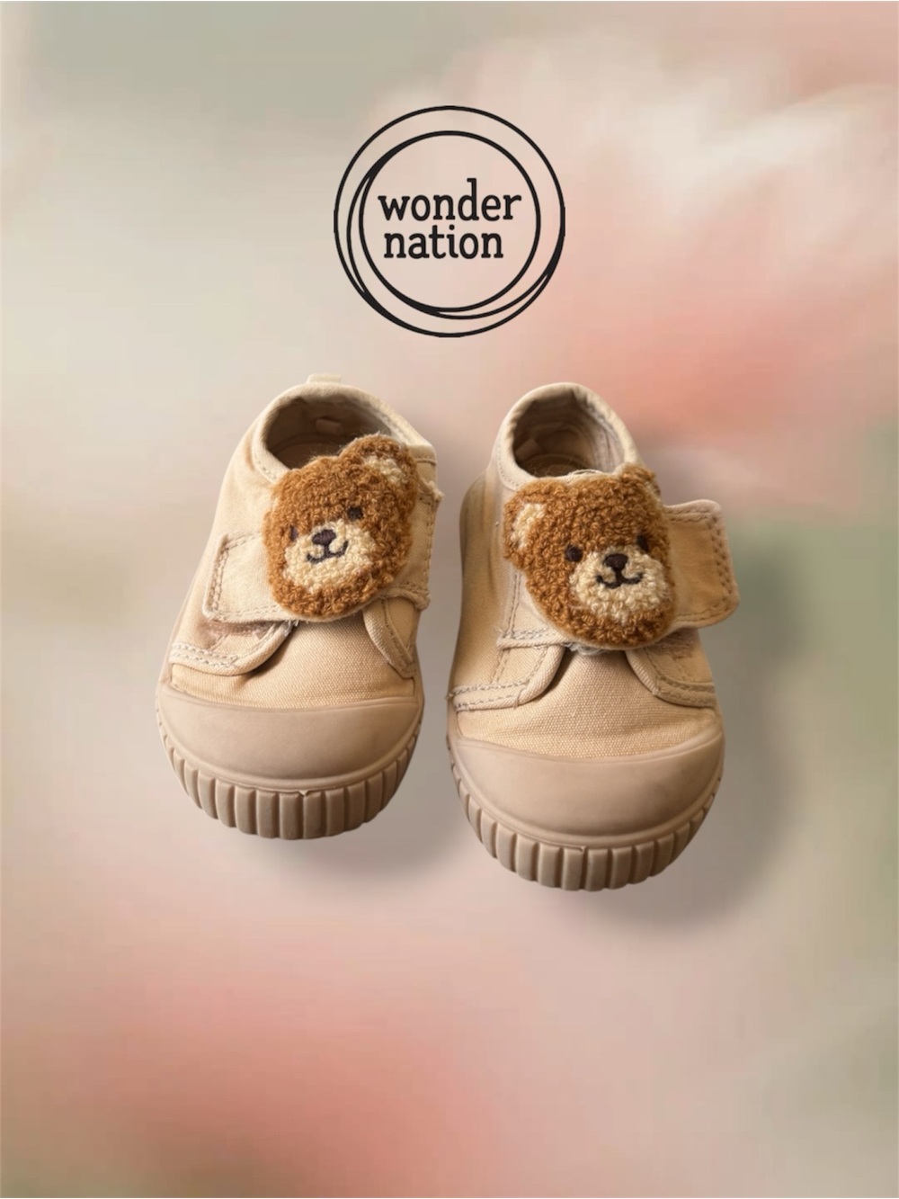 Wonder Nation Baby/Toddler Critter Sneakers — Size 5 🧸🤎